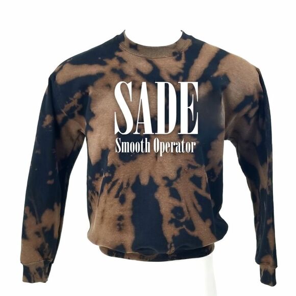 Gildan Other - SADE Smooth Operator Soul R&B Rap Rock Acid Washed Pullover Crewneck Sweatshirt